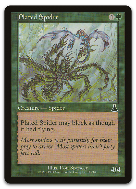 Plated Spider (Urza's Destiny)