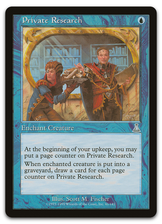 Private Research (Urza's Destiny)