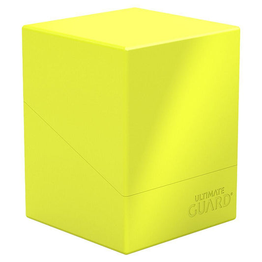 Boulder Deck Case 100+ - Solid Neon Yellow - Ultimate Guard Deck Boxes