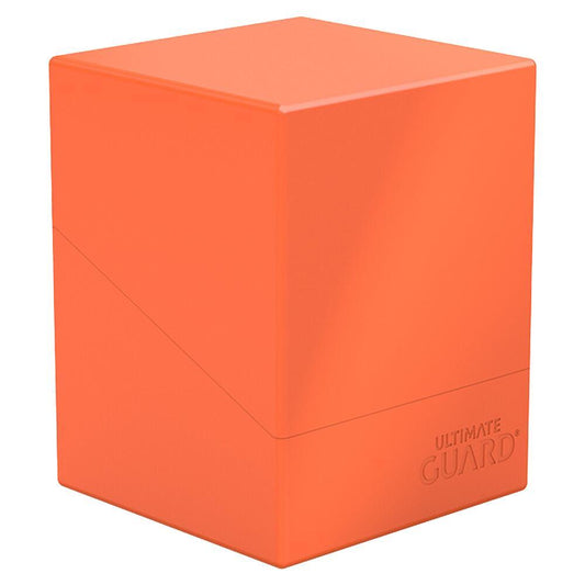 Boulder Deck Case 100+ - Solid Neon Orange - Ultimate Guard Deck Boxes