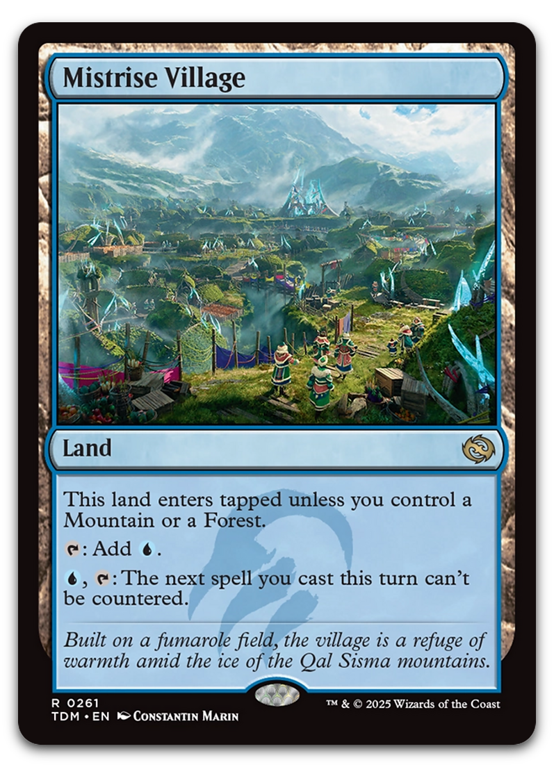 Mistrise Village (Tarkir: Dragonstorm)