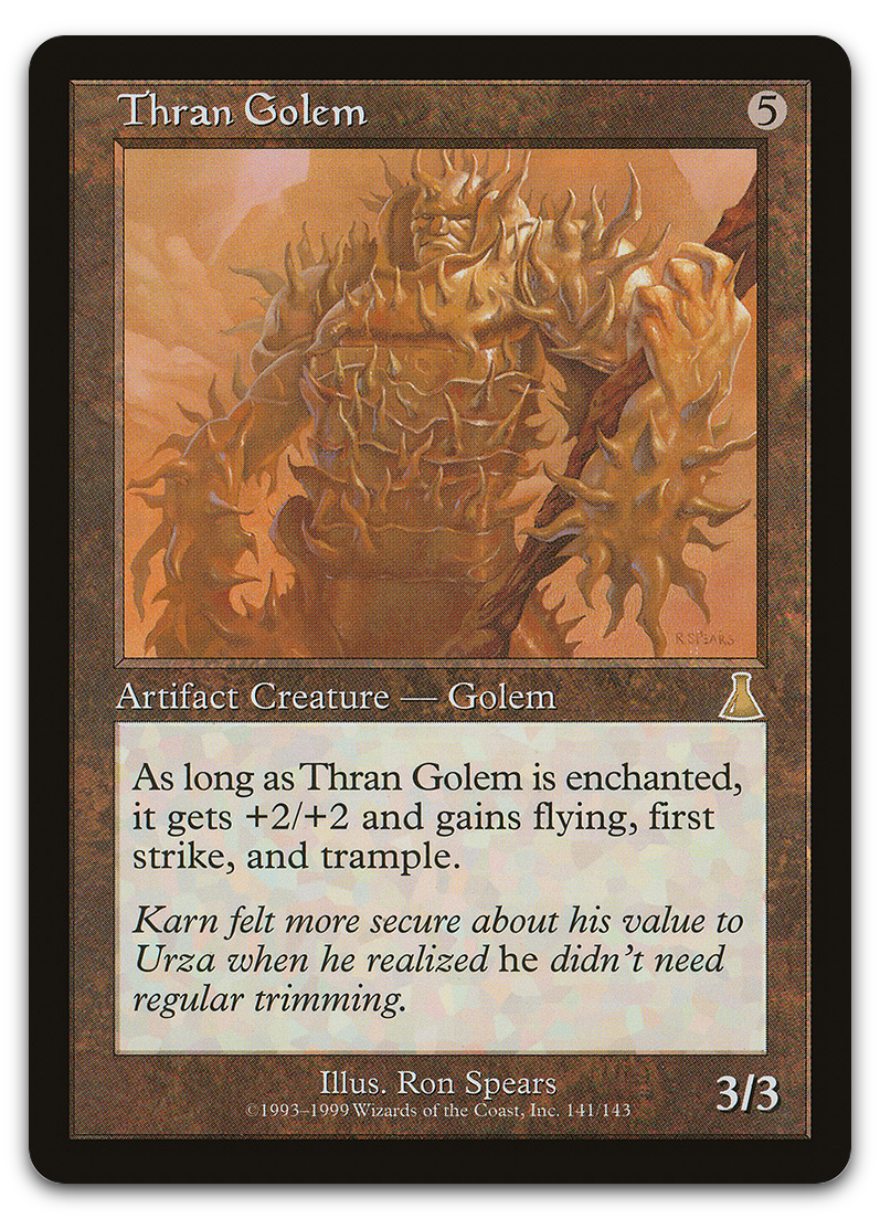 Thran Golem (Urza's Destiny)