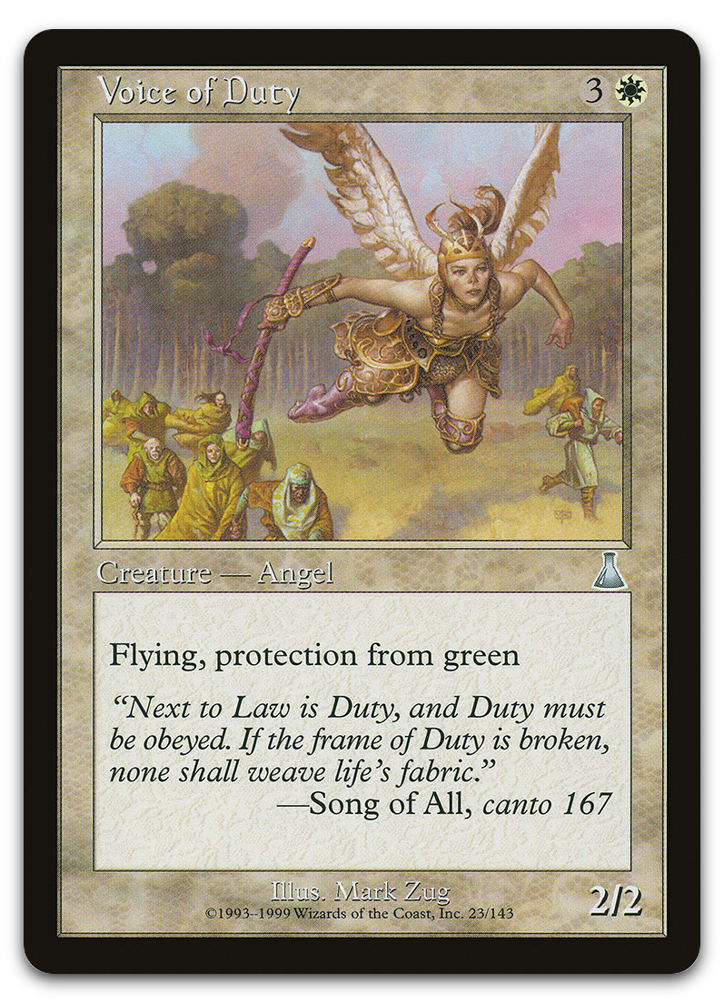 Voice of Duty (Urza's Destiny)