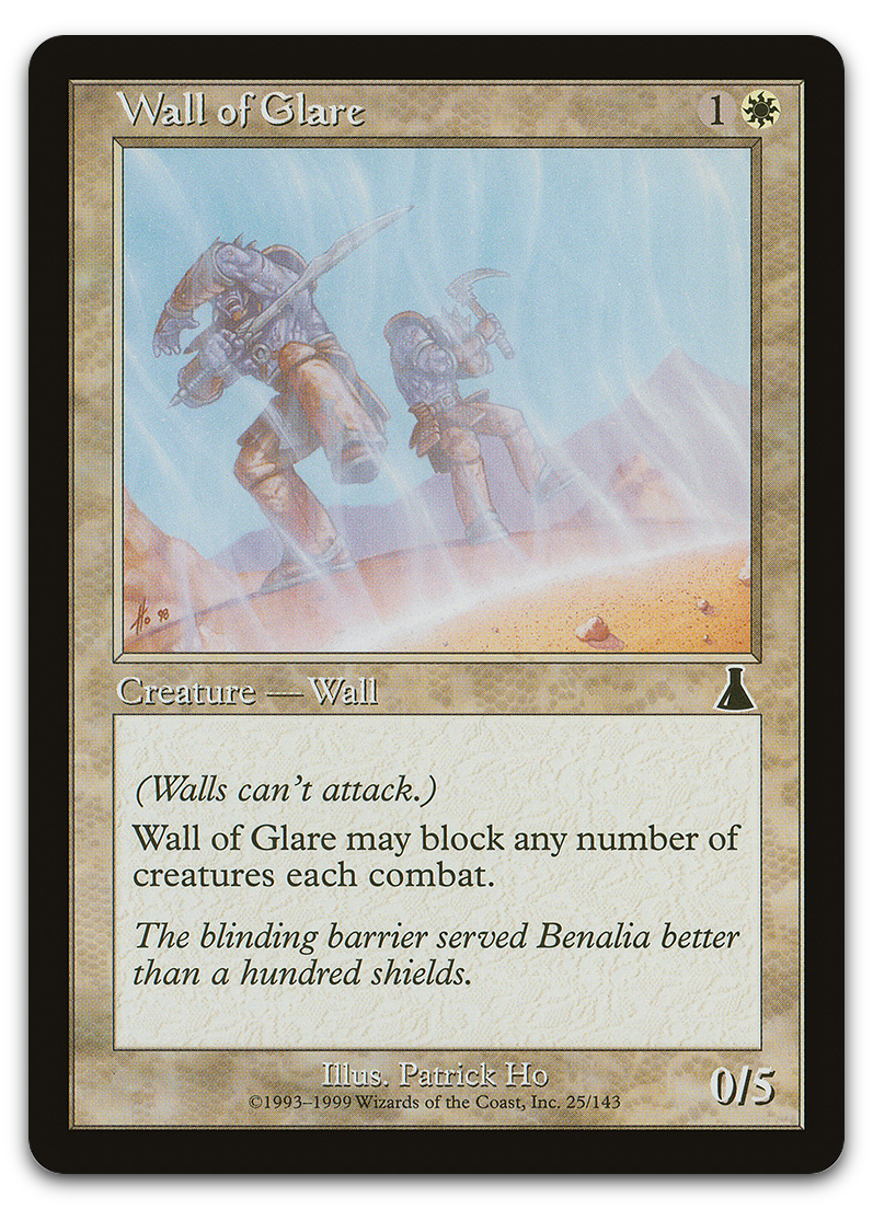 Wall of Glare (Urza's Destiny)