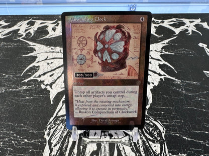 Unwinding Clock (Schematic) (Serial Numbered) - The Brothers' War: Retro Frame Artifacts (BRR) (303/500)