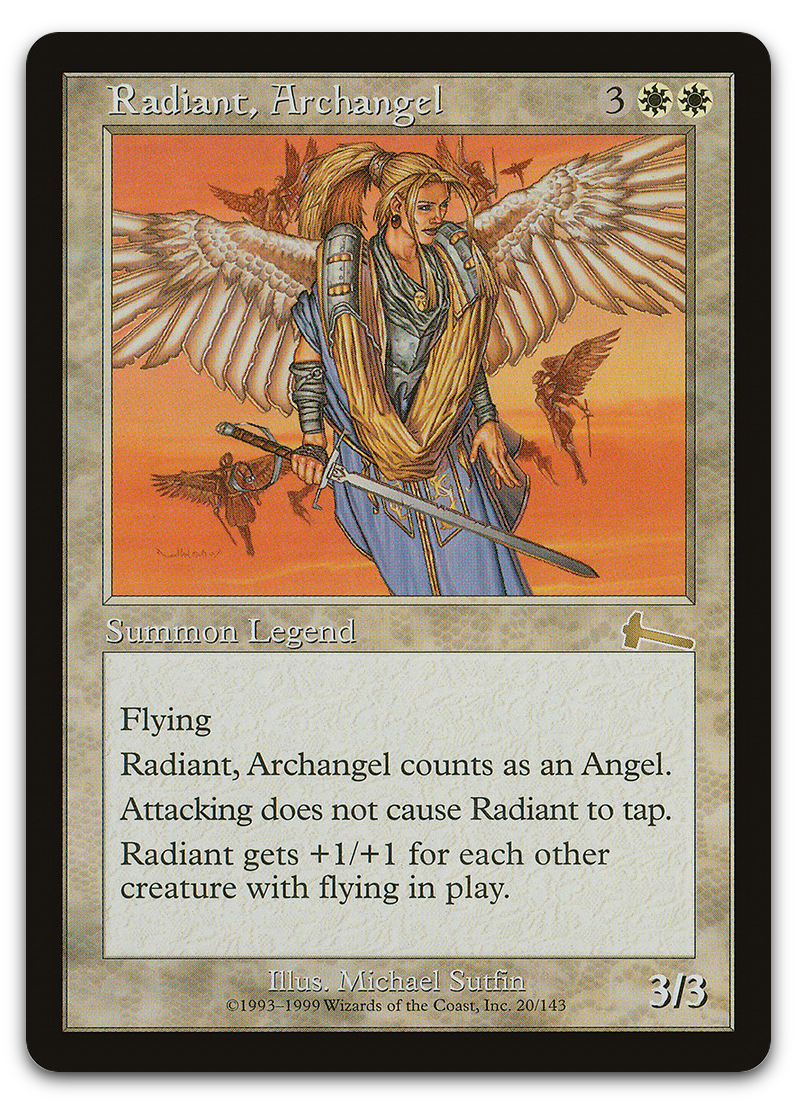 Radiant, Archangel (Urza's Legacy)