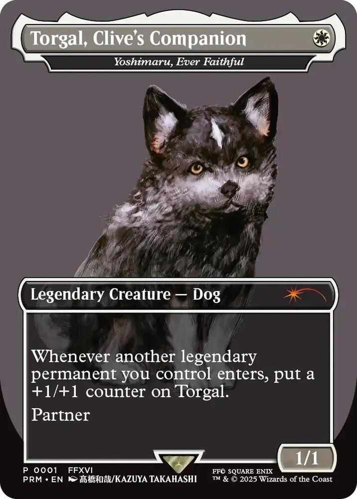Torgal, Clive's Companion - Yoshimaru, Ever Faithful (MagicCon: Las Vegas 2025) - Near Mint (FOIL)