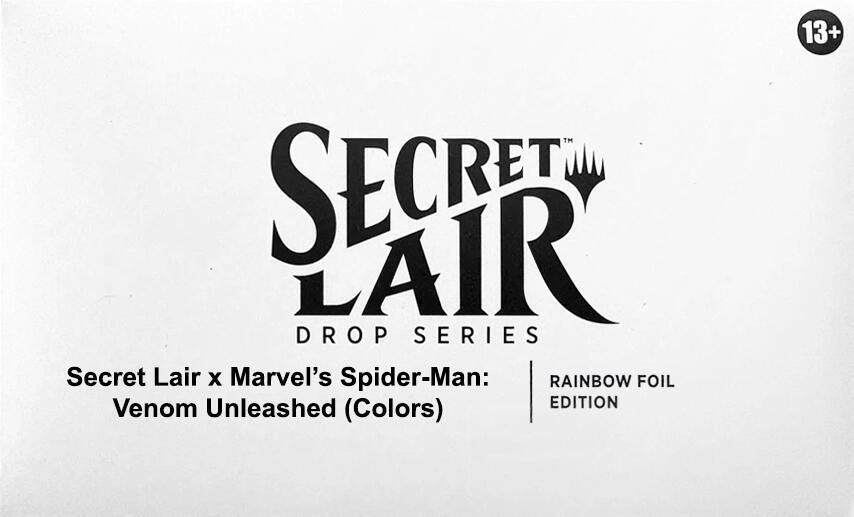 Secret Lair Drop: Secret Lair x Marvel's Spider-Man: Venom Unleashed (Colors) - Rainbow Foil Edition - Secret Lair Drop Series (SLD)