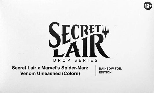 Secret Lair Drop: Secret Lair x Marvel's Spider-Man: Venom Unleashed (Colors) - Rainbow Foil Edition - Secret Lair Drop Series (SLD)