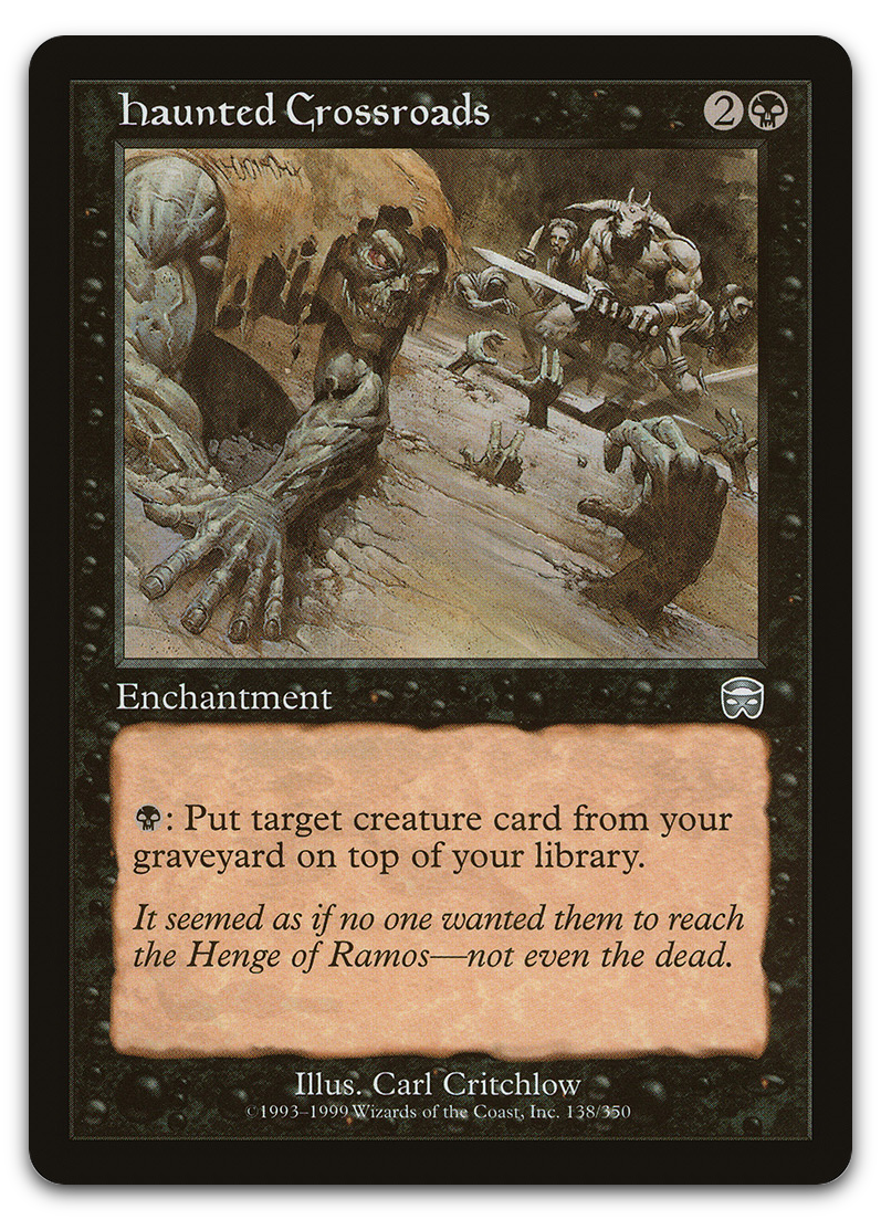 Haunted Crossroads (Mercadian Masques)
