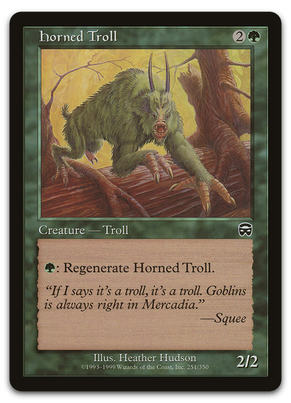 Horned Troll (Mercadian Masques)