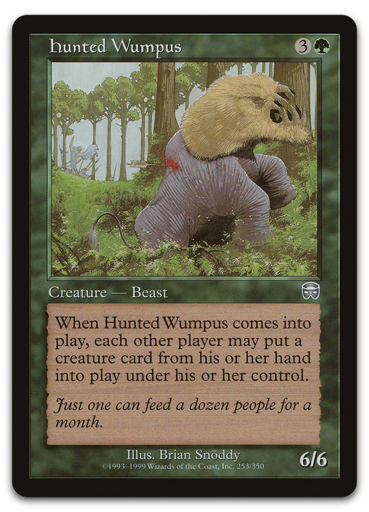 Hunted Wumpus (Mercadian Masques)