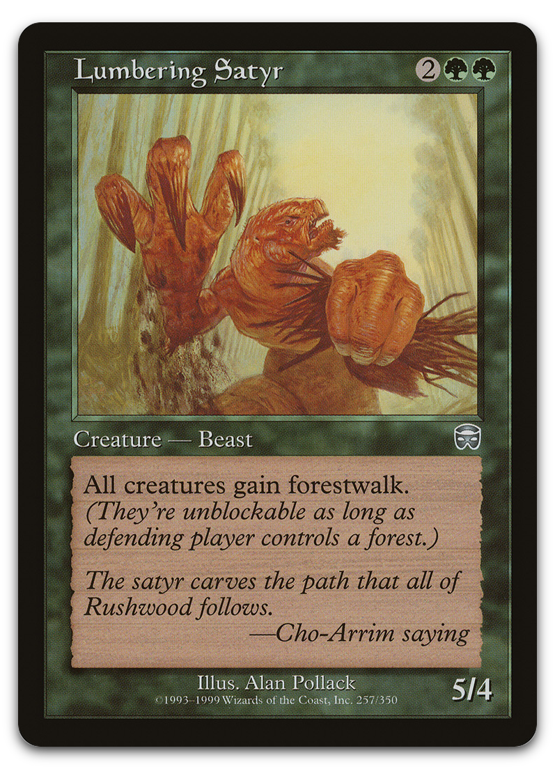 Lumbering Satyr (Mercadian Masques)