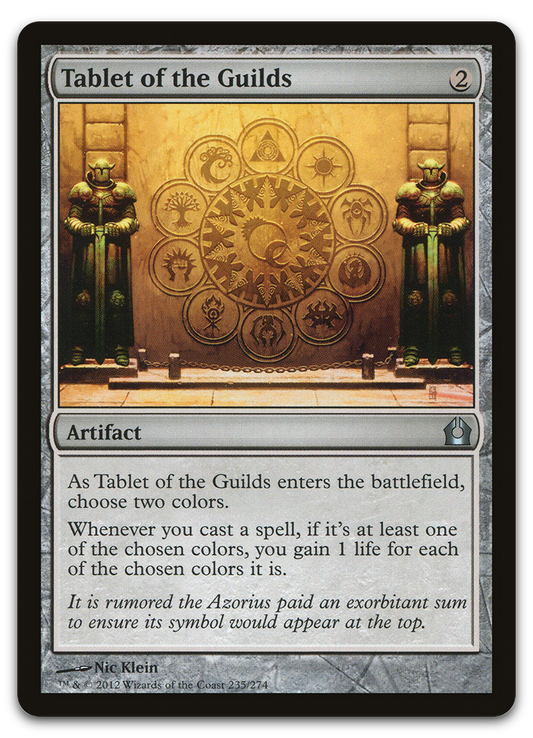 Tablet of the Guilds (Return to Ravnica)