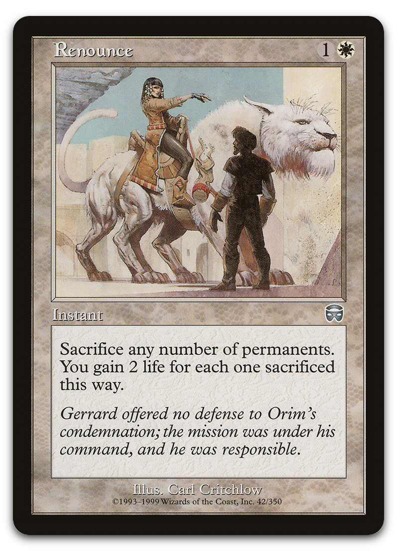 Renounce (Mercadian Masques)