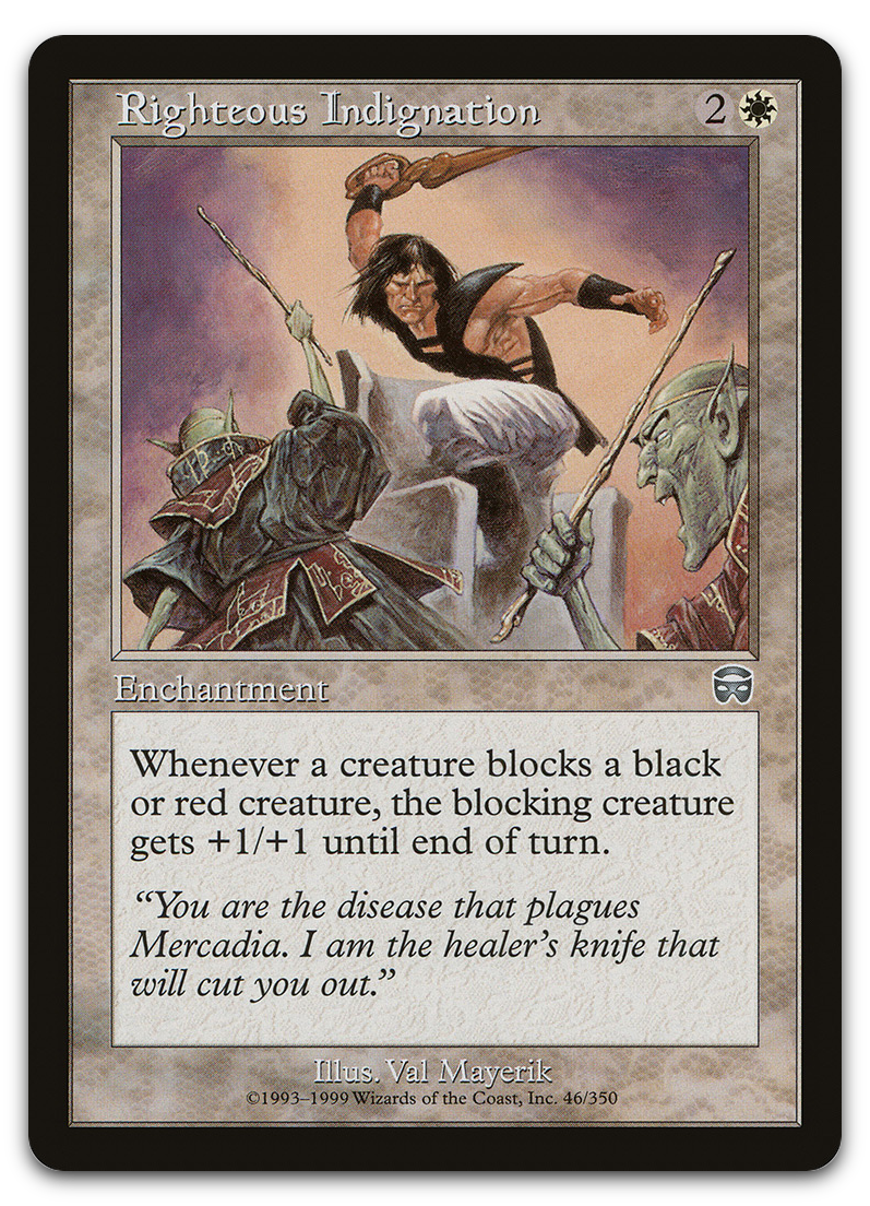 Righteous Indignation (Mercadian Masques)