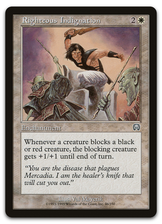 Righteous Indignation (Mercadian Masques)