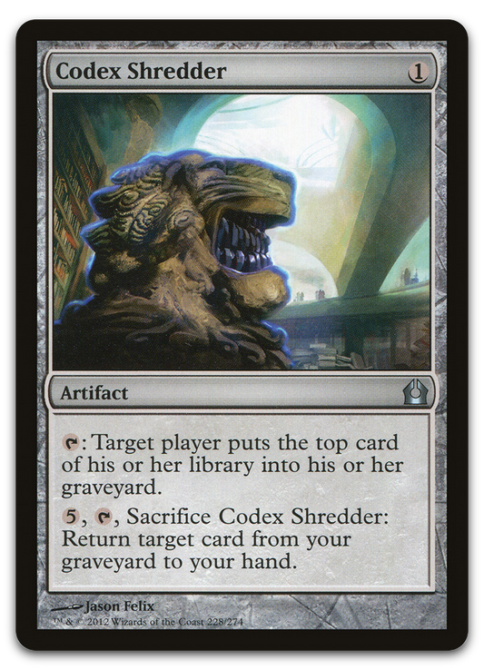 Codex Shredder (Return to Ravnica)