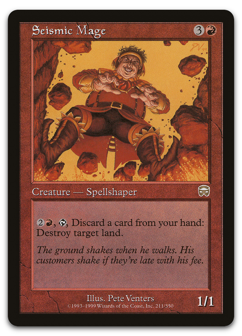 Seismic Mage (Mercadian Masques)