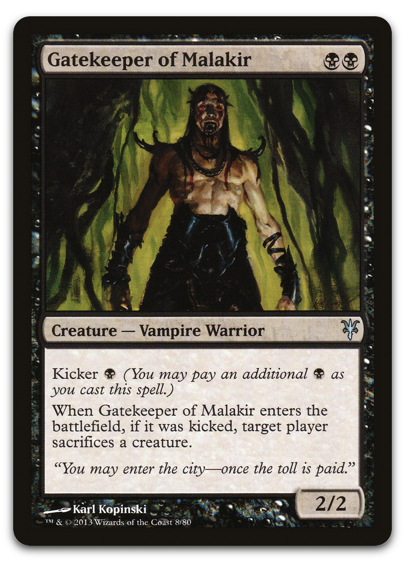 Gatekeeper of Malakir (Duel Decks: Sorin vs. Tibalt)