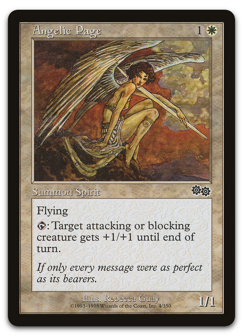 Angelic Page (Urza's Saga)
