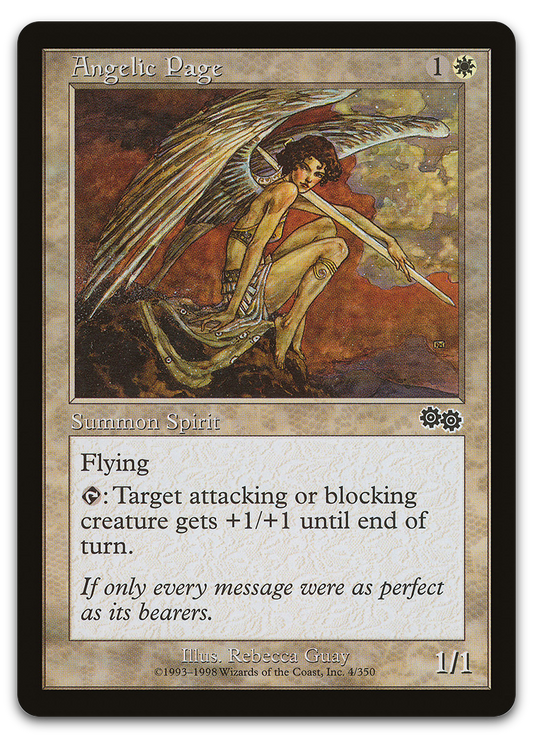 Angelic Page (Urza's Saga)