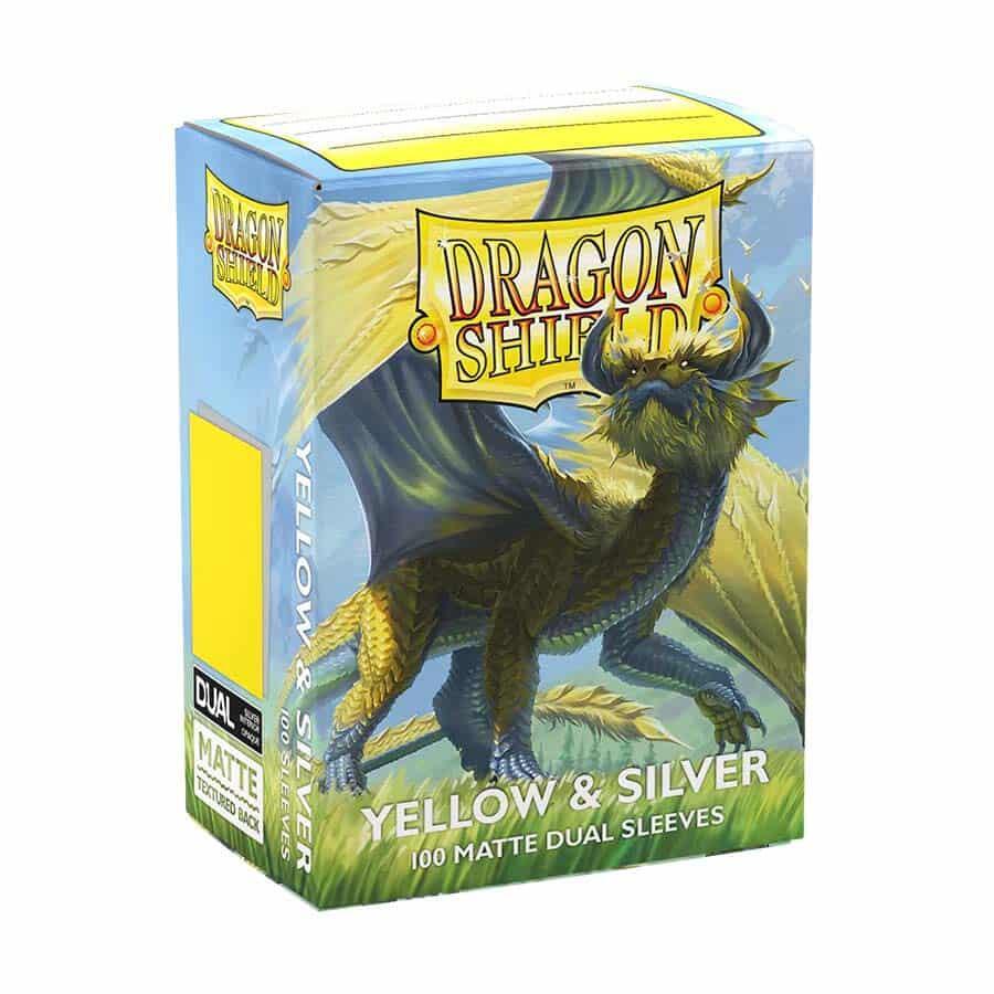 Dragon Shield Dual Matte : Yellow / Silver