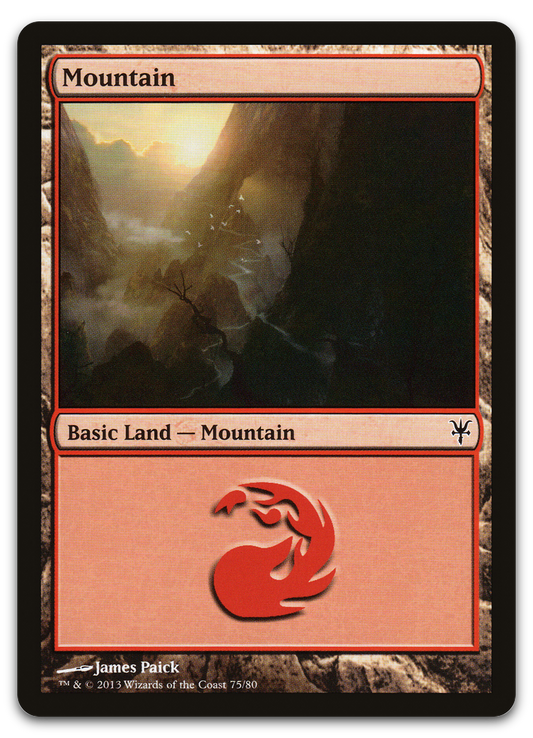 Mountain (75) (Duel Decks: Sorin vs. Tibalt)