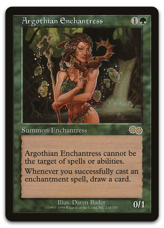 Argothian Enchantress (Urza's Saga)
