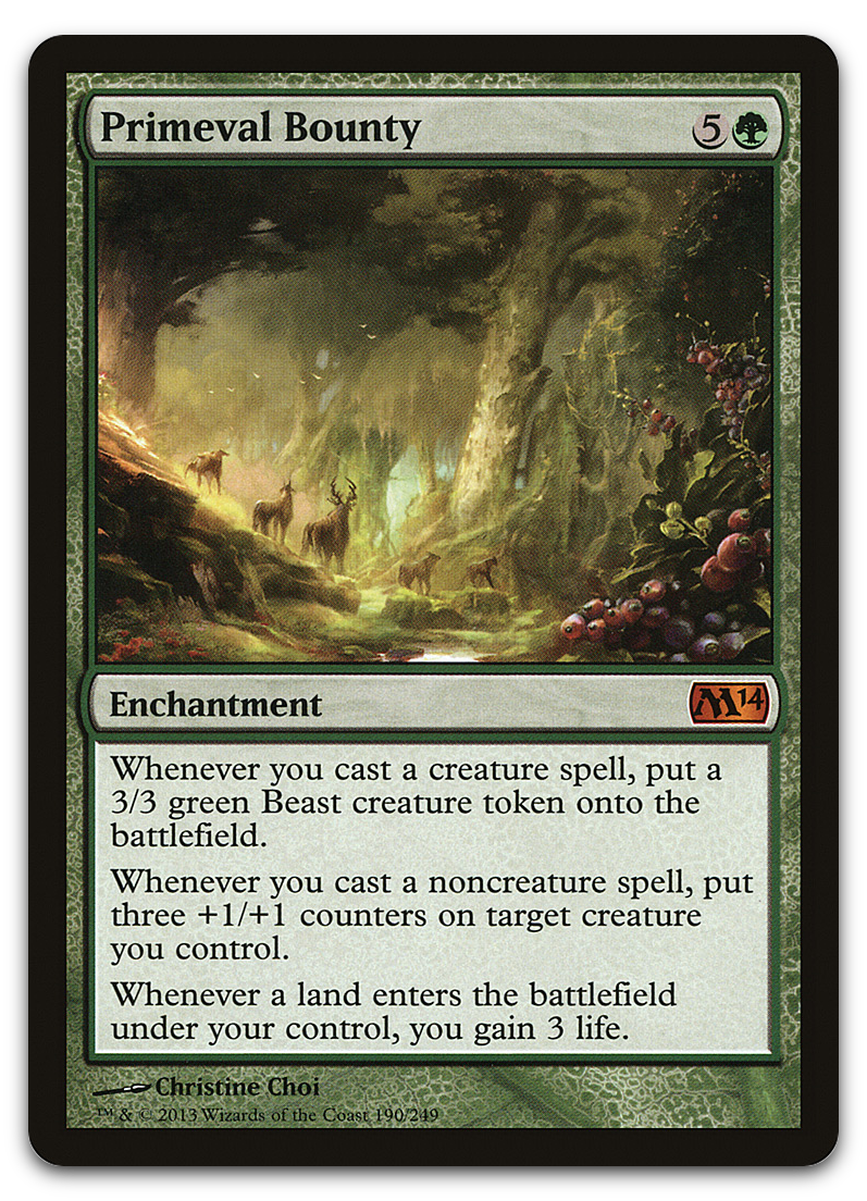 Primeval Bounty (Magic 2014 (M14))