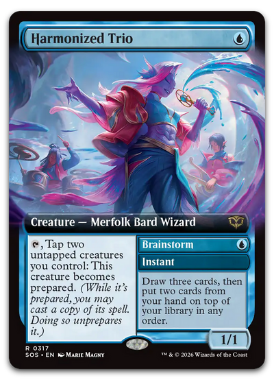 Harmonized Trio (Extended Art) (Secrets of Strixhaven)