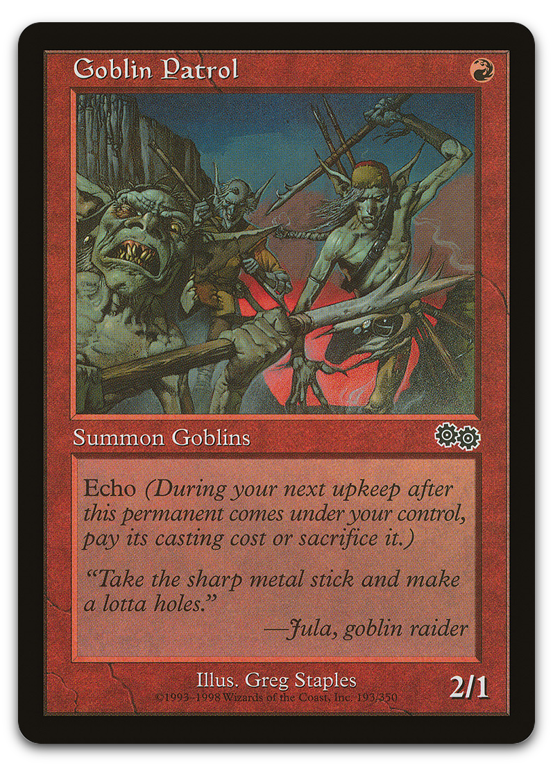 Goblin Patrol (Urza's Saga)