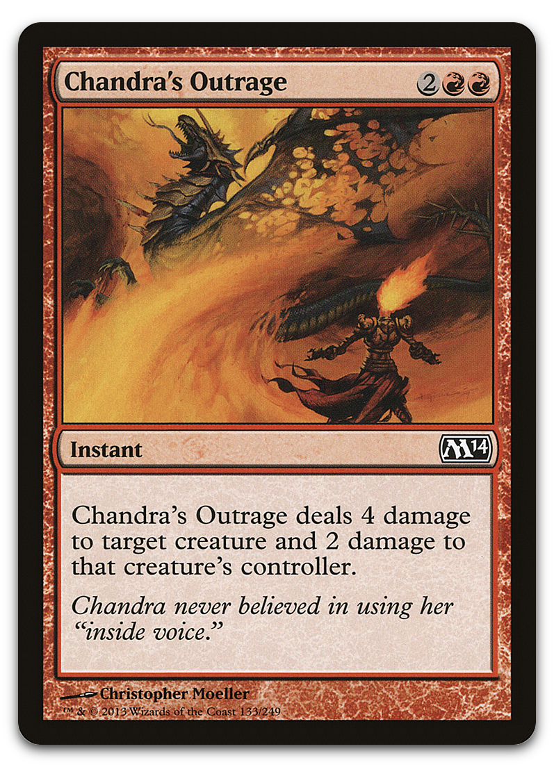 Chandra's Outrage (Magic 2014 (M14))