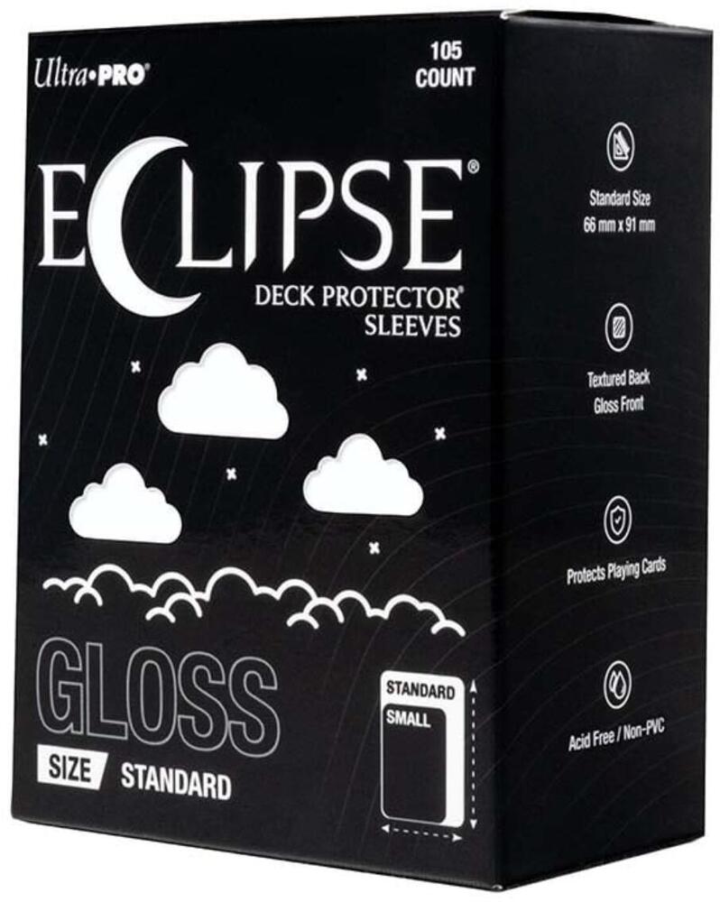 Ultra Pro Eclipse Standard Gloss Deck Protector Sleeves - White