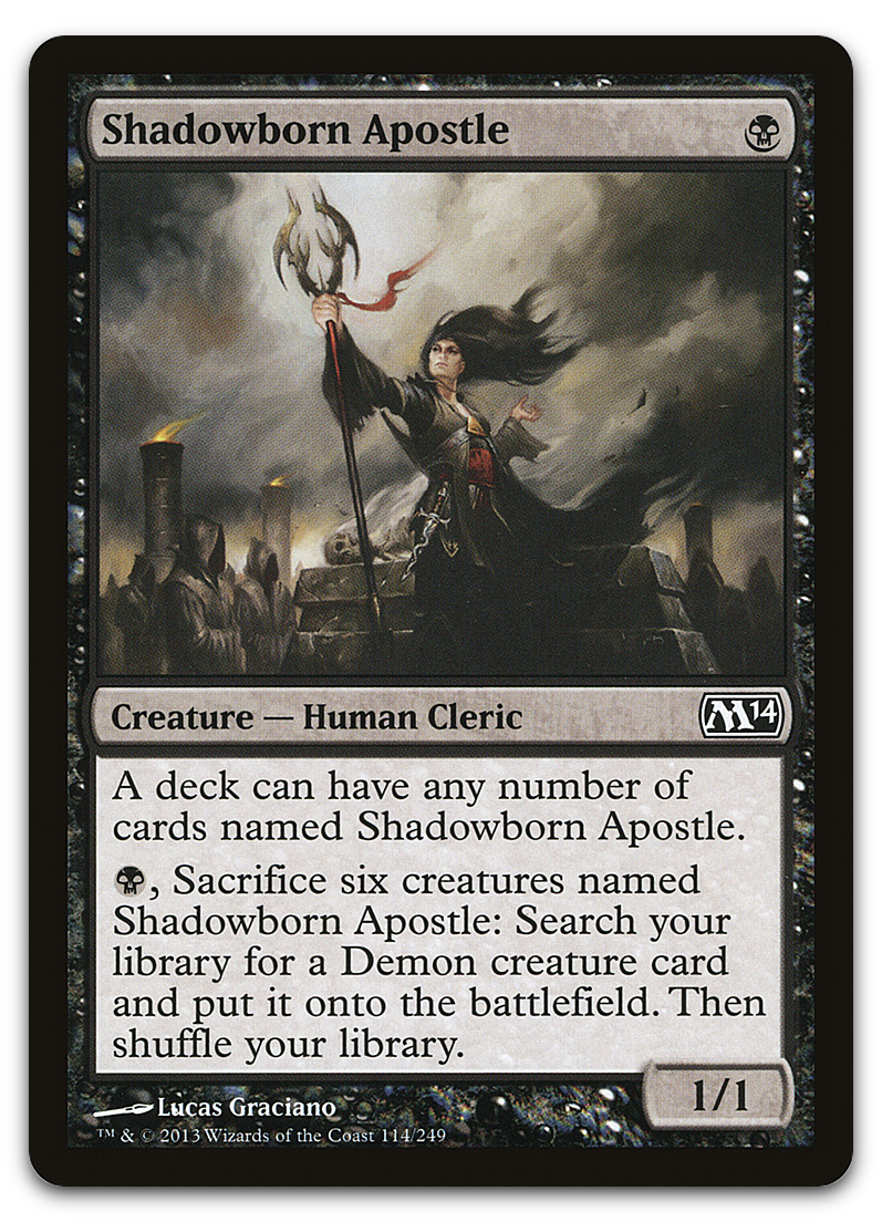 Shadowborn Apostle (Magic 2014 (M14))
