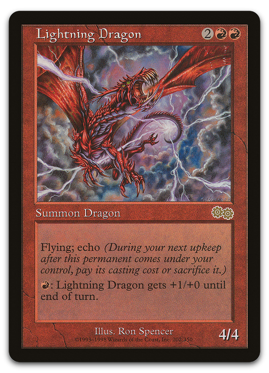 Lightning Dragon (Urza's Saga)