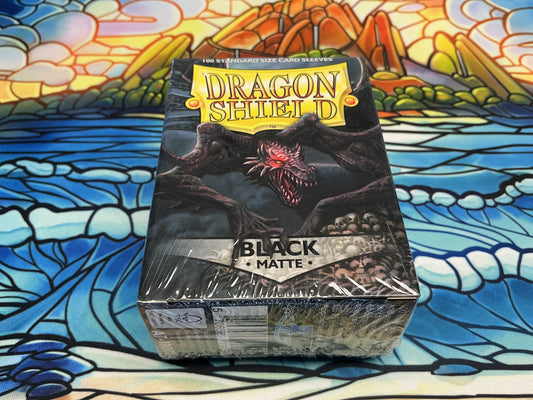 Dragon Shield Sleeves: Standard- Matte Black