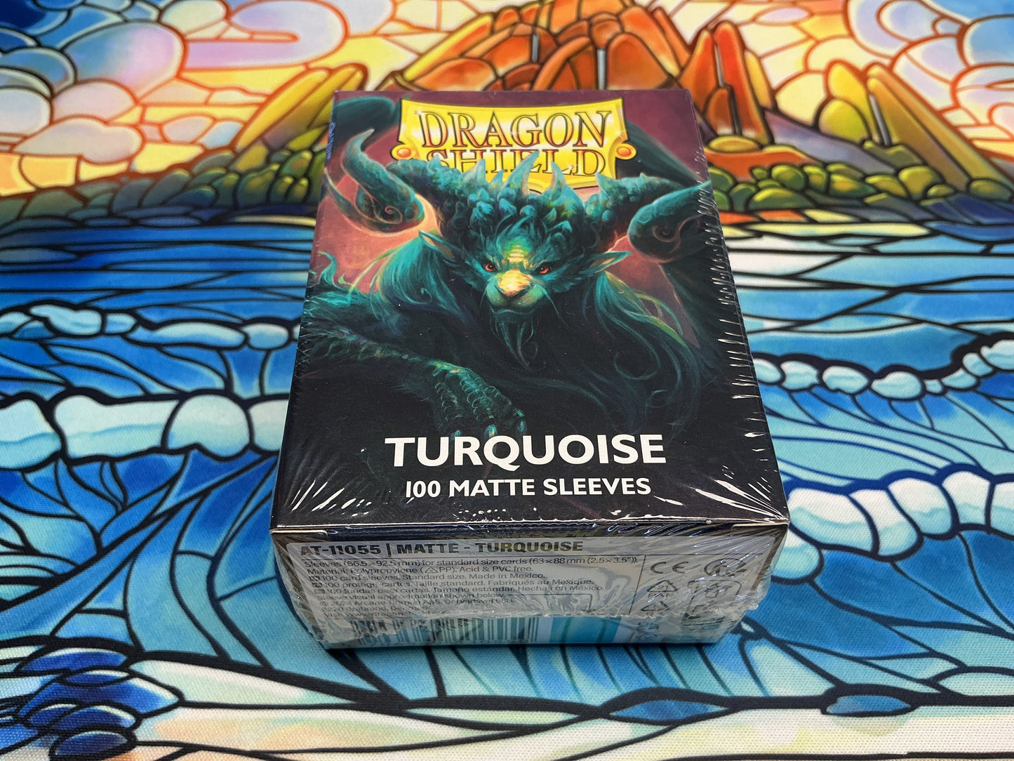 Dragon Shield Sleeves: Standard- Matte Turquoise 'Atebeck' (100 ct.)
