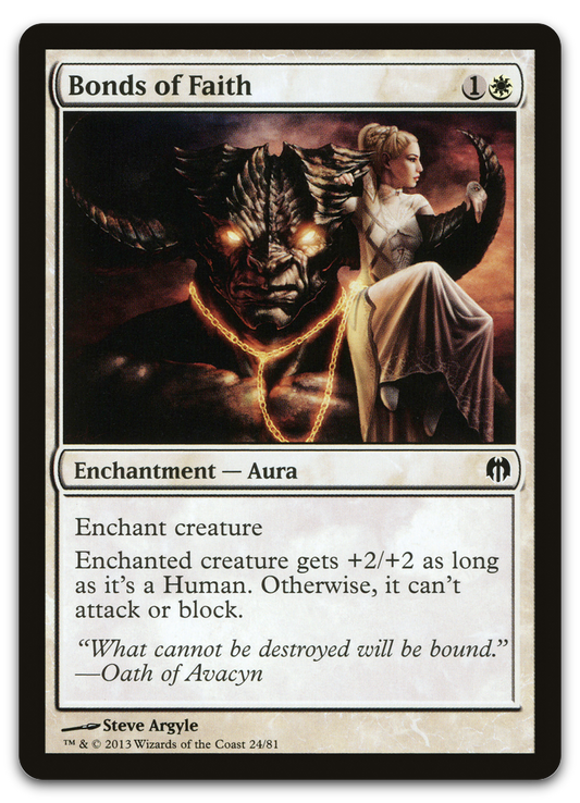 Bonds of Faith (Duel Decks: Heroes vs. Monsters)