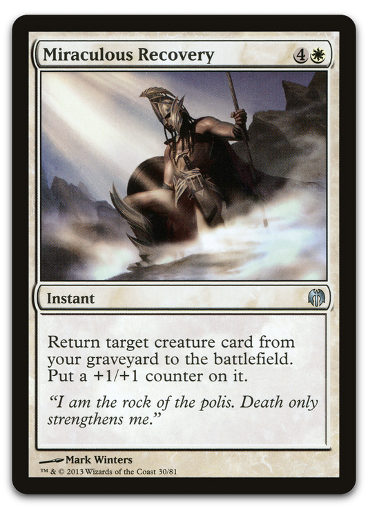 Miraculous Recovery (Duel Decks: Heroes vs. Monsters)