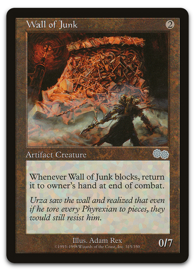 Wall of Junk (Urza's Saga)