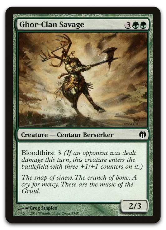 Ghor-Clan Savage (Duel Decks: Heroes vs. Monsters)