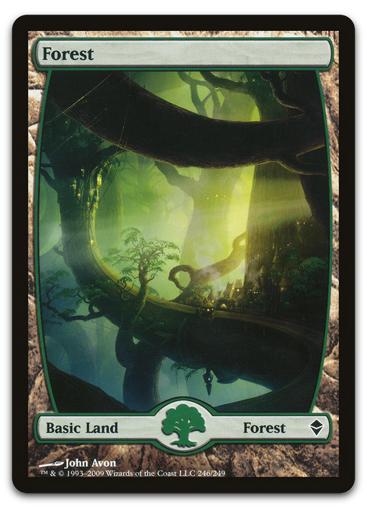 Forest (246) - Full Art (Zendikar)