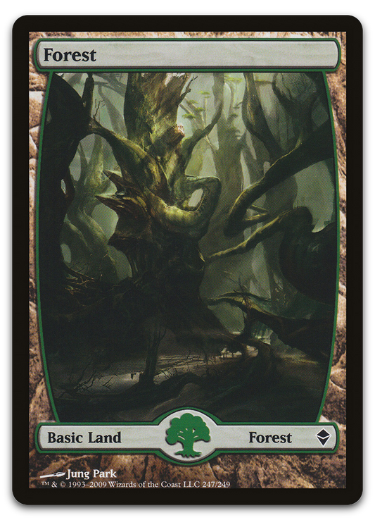 Forest (247) - Full Art (Zendikar)