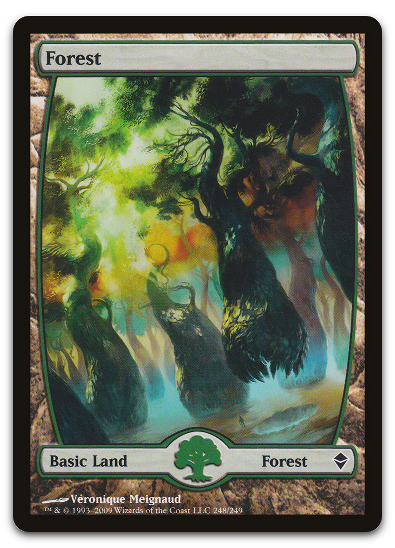 Forest (248) - Full Art (Zendikar)
