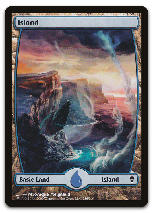 Island (236) - Full Art (Zendikar)