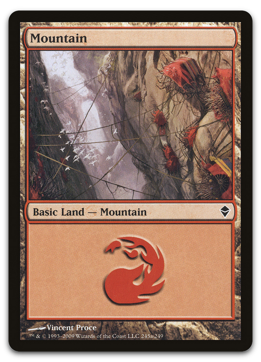 Mountain (245a) (Zendikar)