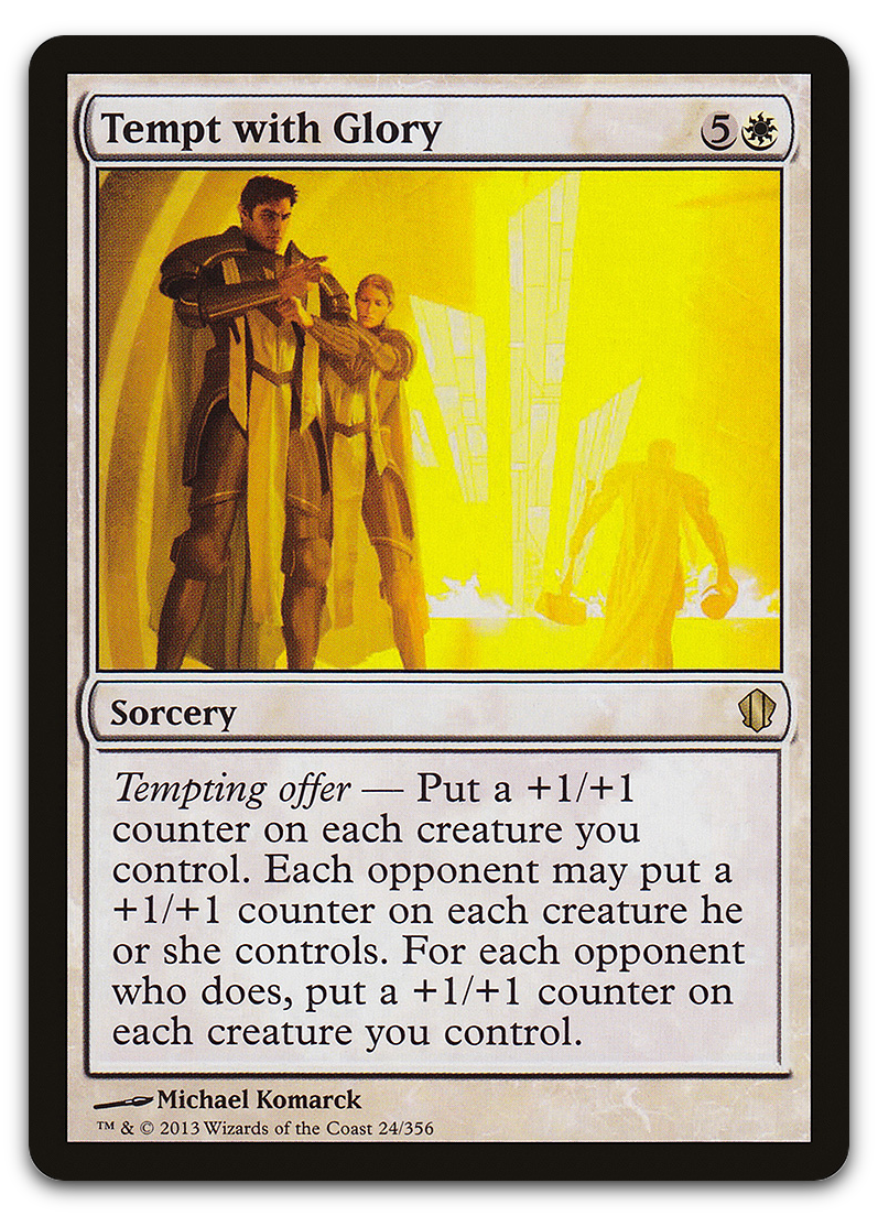 Tempt with Glory (Commander 2013)