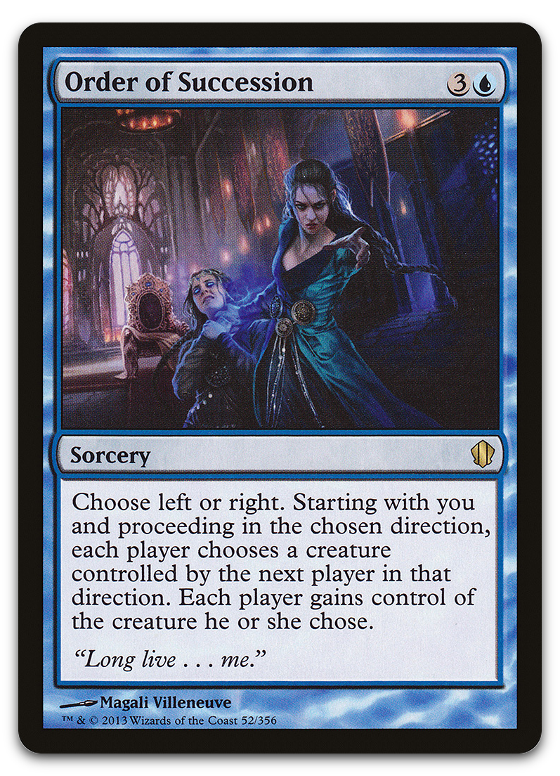 Order of Succession (Commander 2013)