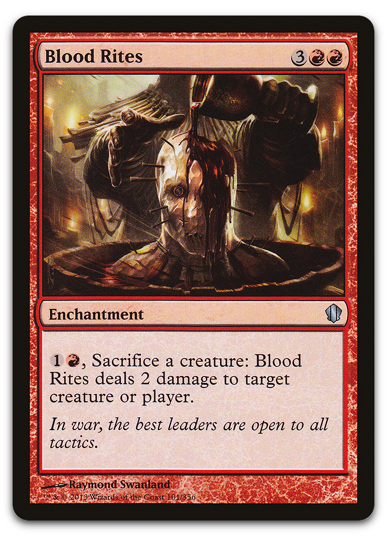 Blood Rites (Commander 2013)